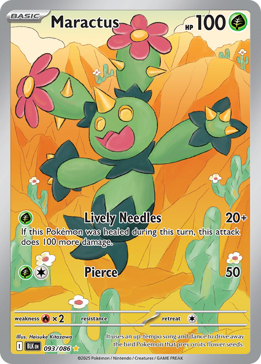 Maractus - #093/086 - Pokémon Scarlet & Violet - Black Bolt