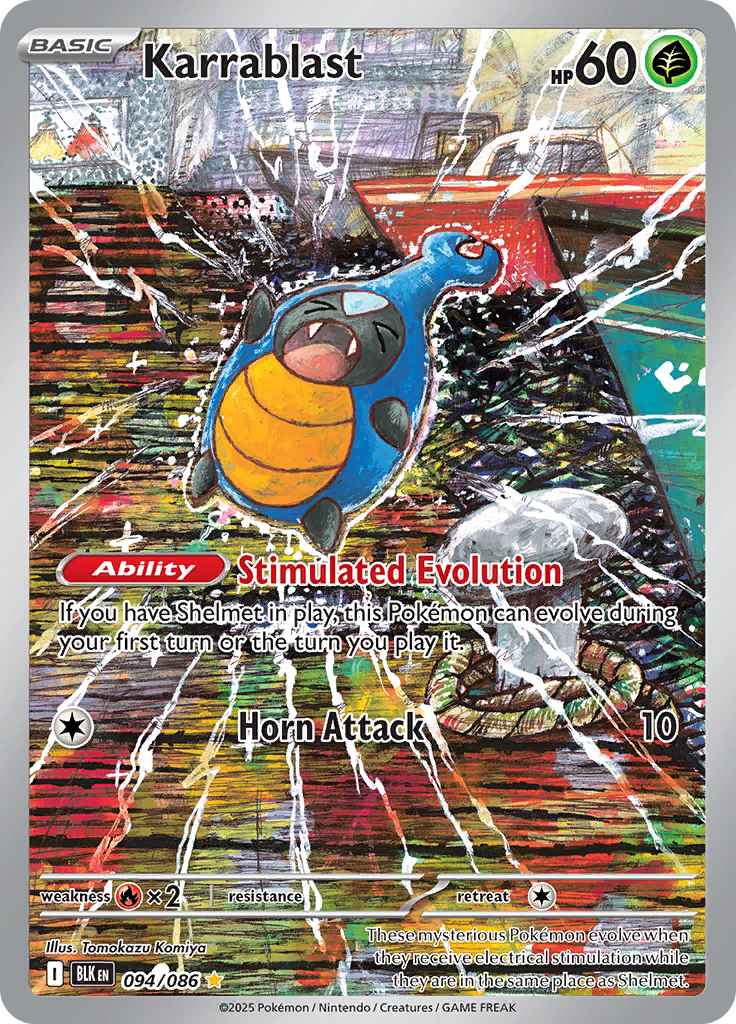 Karrablast - #094/086 - Pokémon Scarlet & Violet - Black Bolt