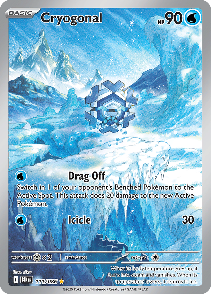 Cryogonal - #111/086 - Pokémon Scarlet & Violet - Black Bolt