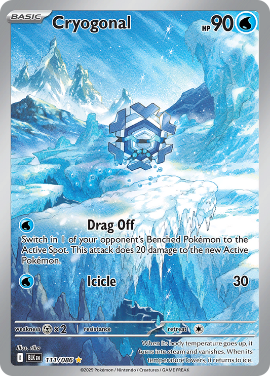 Cryogonal - #111/086 - Pokémon Scarlet & Violet - Black Bolt
