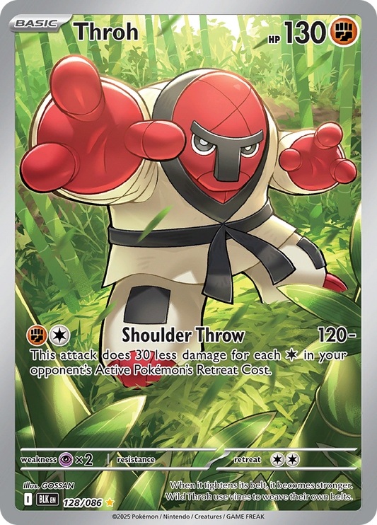 Throh - #128/086 - Pokémon Scarlet & Violet - Black Bolt