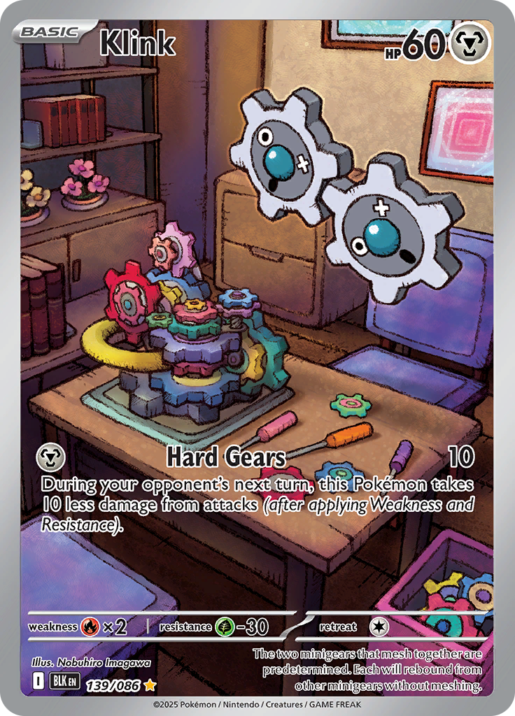 Klink - #139/086 - Pokémon Scarlet & Violet - Black Bolt