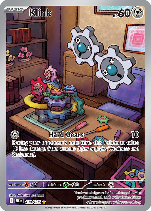 Klink - #139/086 - Pokémon Scarlet & Violet - Black Bolt