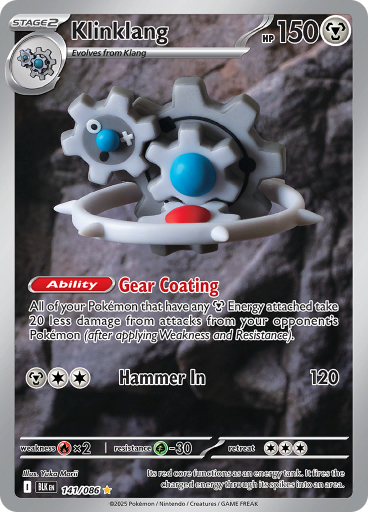 Klinklang - #141/086 - Pokémon Scarlet & Violet - Black Bolt