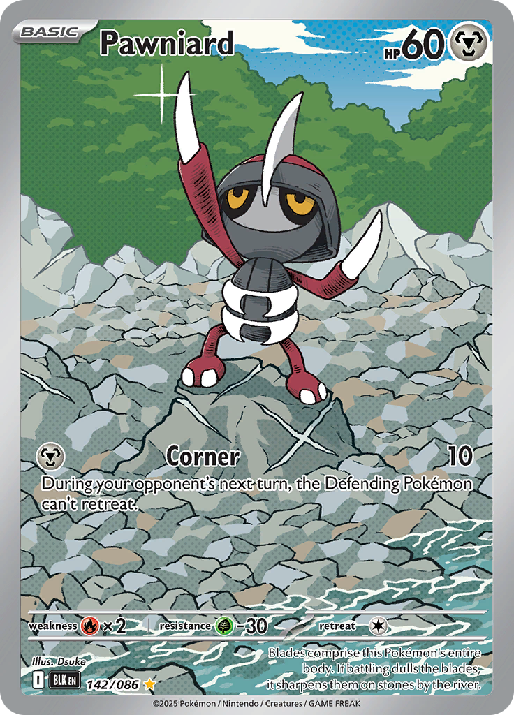 Pawniard - #142/086 - Pokémon Scarlet & Violet - Black Bolt