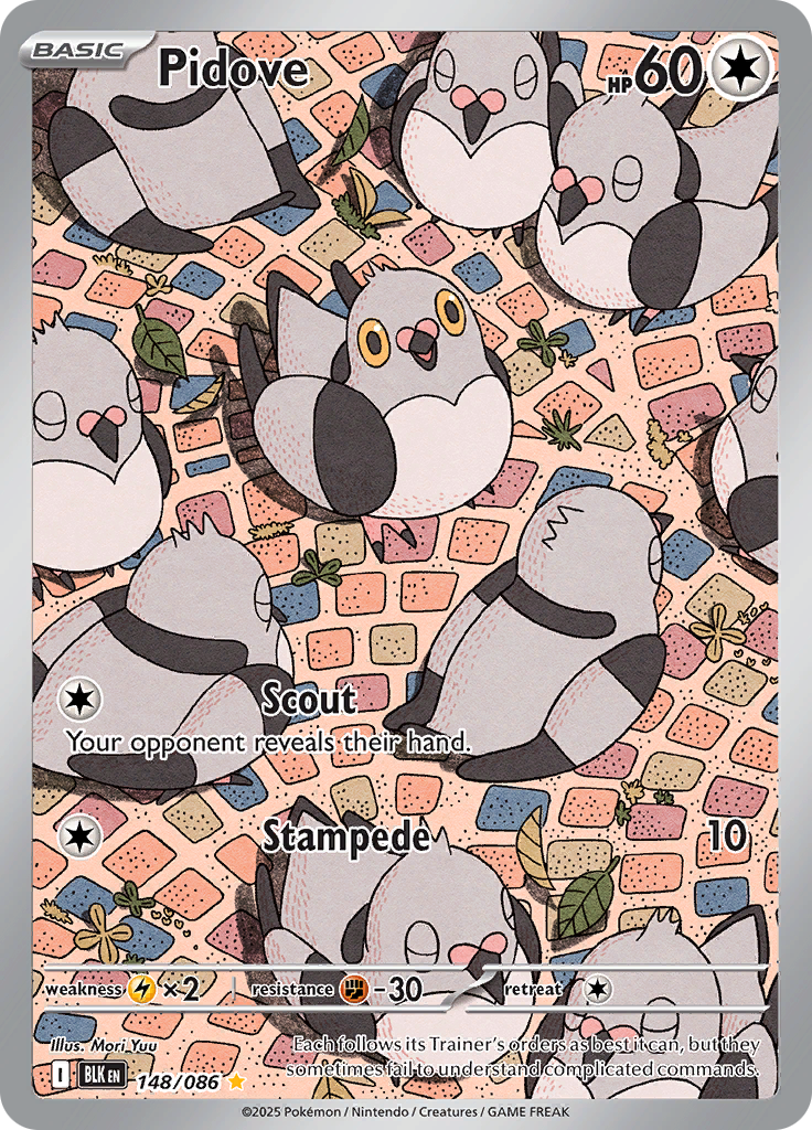 Pidove - #148/086 - Pokémon Scarlet & Violet - Black Bolt
