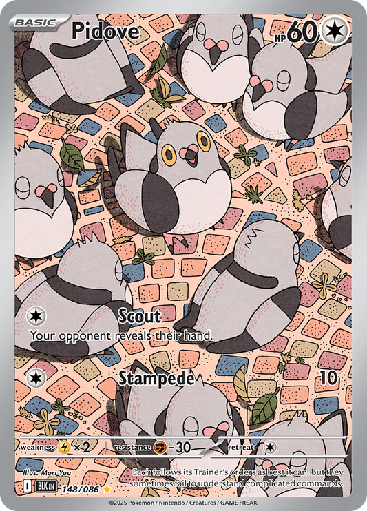 Pidove - #148/086 - Pokémon Scarlet & Violet - Black Bolt
