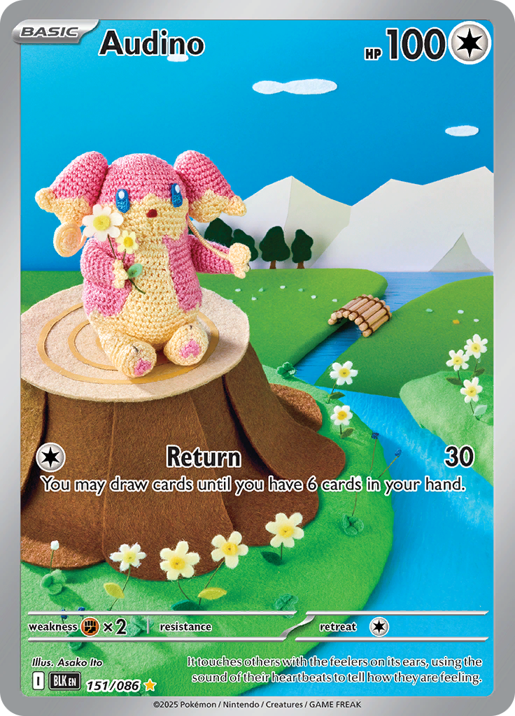 Audino - #151/086 - Pokémon Scarlet & Violet - Black Bolt