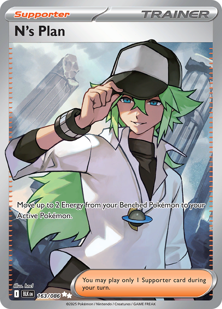 N's Plan - #163/086 - Pokémon Scarlet & Violet - Black Bolt