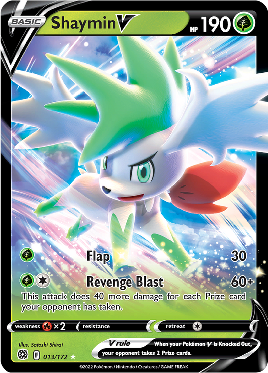 Shaymin V - #13/172 - Pokémon Sword & Shield - Brilliant Stars