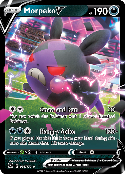 Morpeko V - #95/172 - Pokémon Sword & Shield - Brilliant Stars
