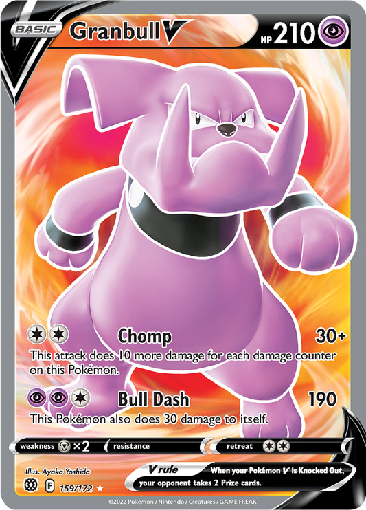 Granbull V - #159/172 - Pokémon Sword & Shield - Brilliant Stars