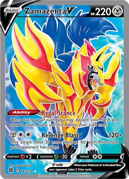 Zamazenta V - #163/172 - Pokémon Sword & Shield - Brilliant Stars
