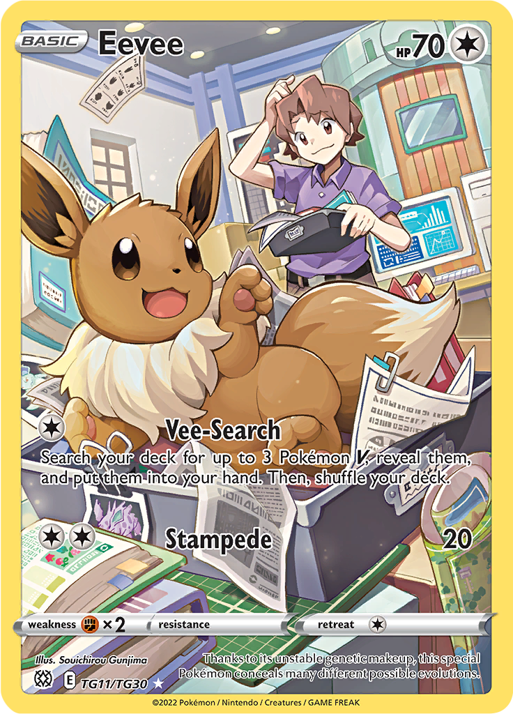 Eevee - #TG11/TG30 - Pokémon Sword & Shield - Brilliant Stars