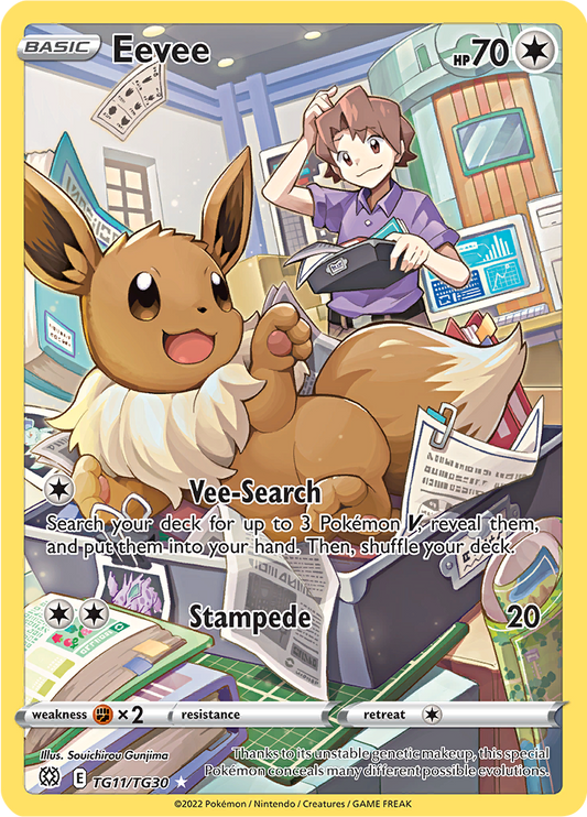 Eevee - #TG11/TG30 - Pokémon Sword & Shield - Brilliant Stars
