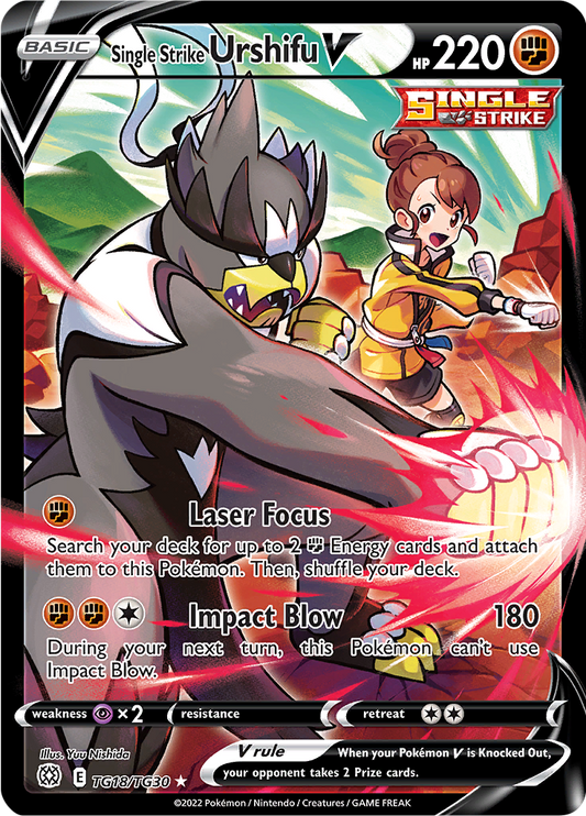 Single Strike Urshifu V - #TG18/TG30 - Pokémon Sword & Shield - Brilliant Stars