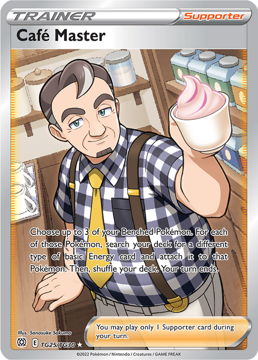 Café Master - #TG25/TG30 - Pokémon Sword & Shield - Brilliant Stars