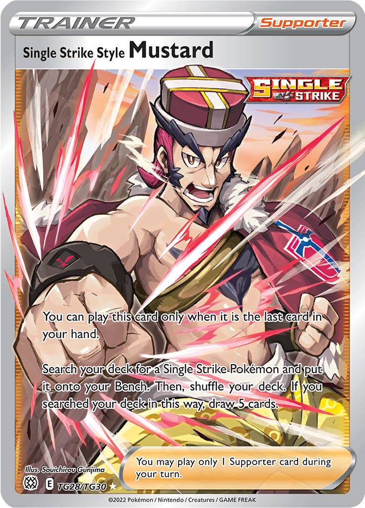 Single Strike Style Mustard  - #TG28/TG30 - Pokémon Sword & Shield - Brilliant Stars