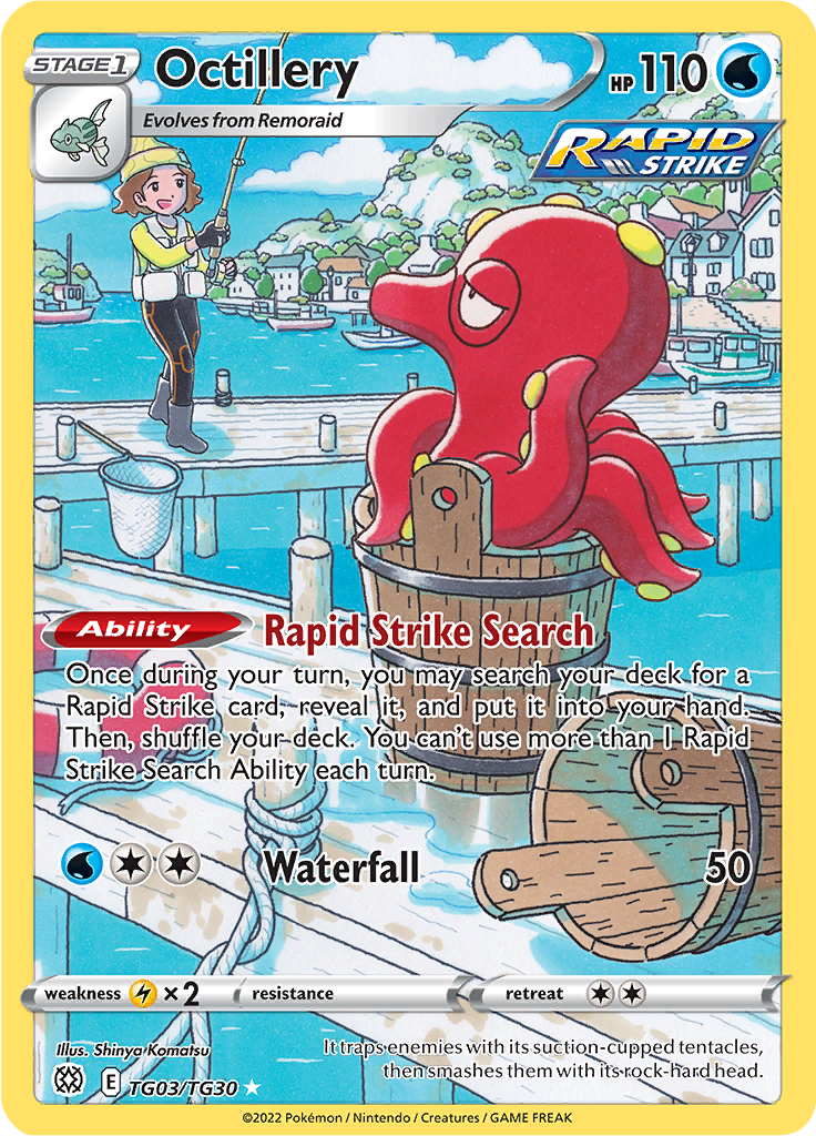 Octillery - #TG3/TG30 - Pokémon Sword & Shield - Brilliant Stars