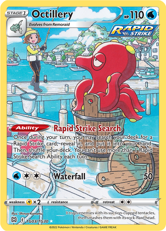 Octillery - #TG3/TG30 - Pokémon Sword & Shield - Brilliant Stars