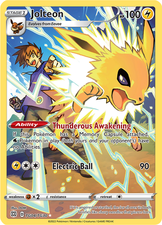 Jolteon - #TG4/TG30 - Pokémon Sword & Shield - Brilliant Stars