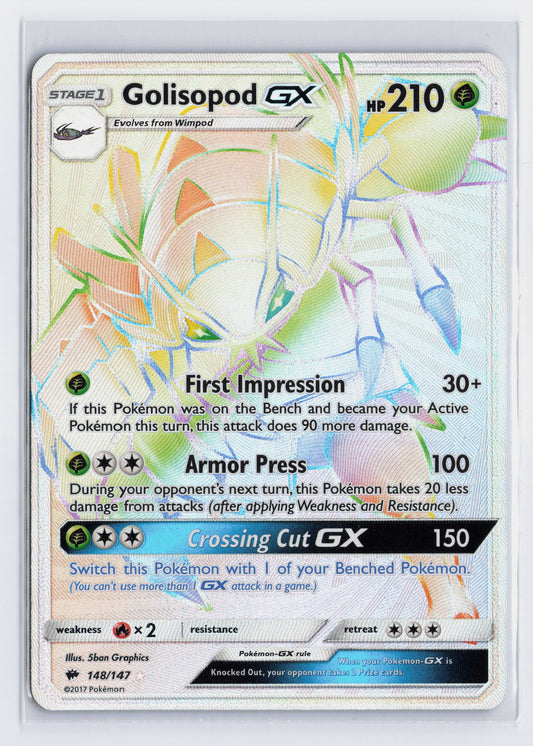Goliopod GX - #148/147 - Pokémon Sun & Moon - Burning Shadows