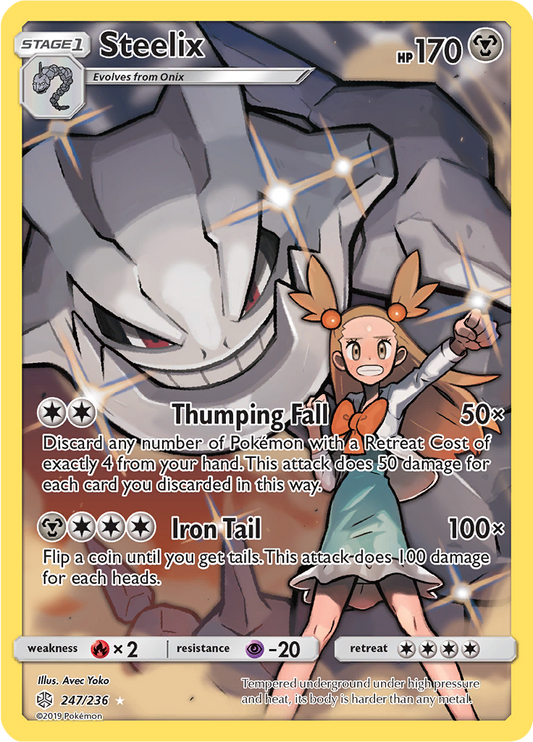 Steelix - #247/260 - Pokémon Sun & Moon - Cosmic Eclipse