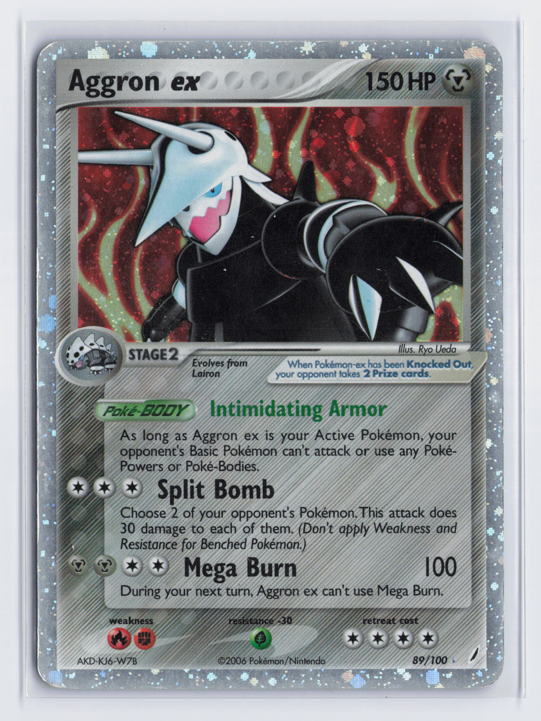 Aggron ex - #89/100 - Pokémon EX Series - EX Crystal Guardians