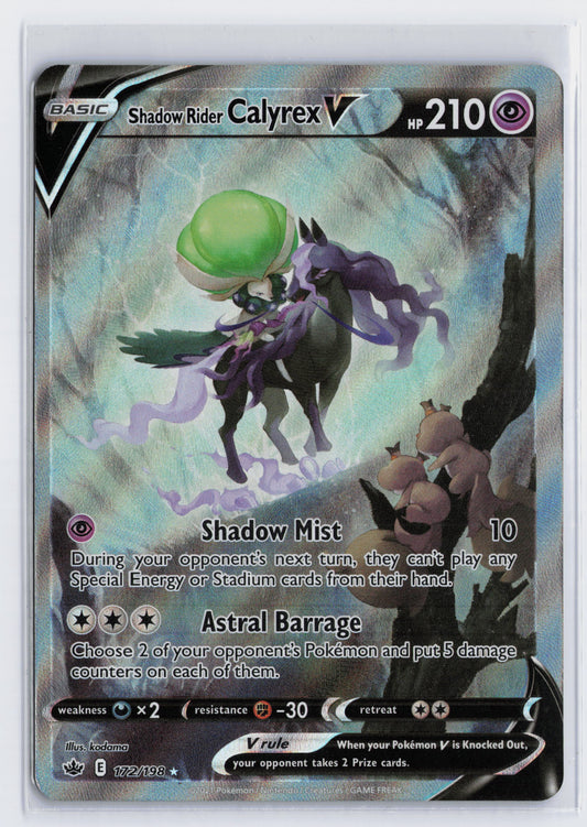 Shadow Rider Calyrex V - #172/198 - Pokémon Sword & Shield - Chilling Reign