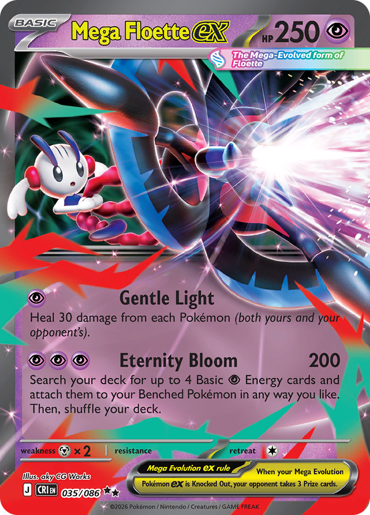 Mega Floette ex - #035/086 - Pokémon Mega Evolution - Chaos Rising