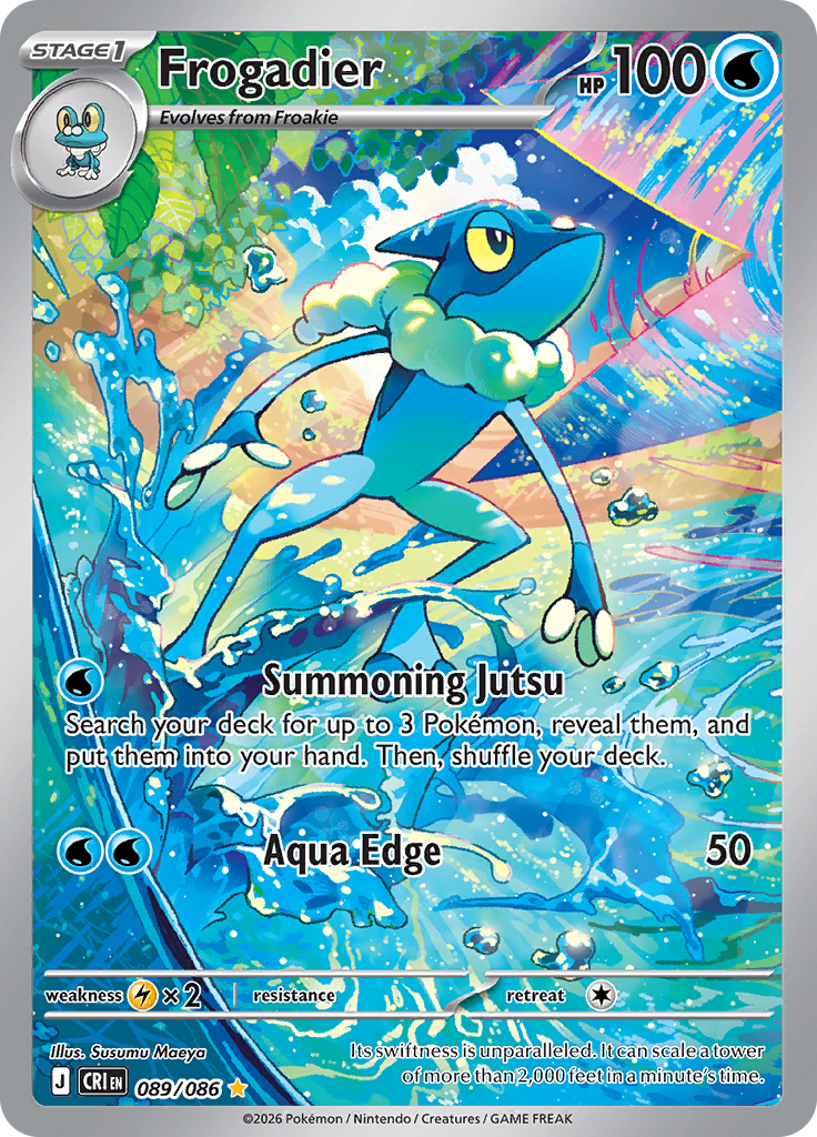 Frogadier - #089/086 - Pokémon Mega Evolution - Chaos Rising
