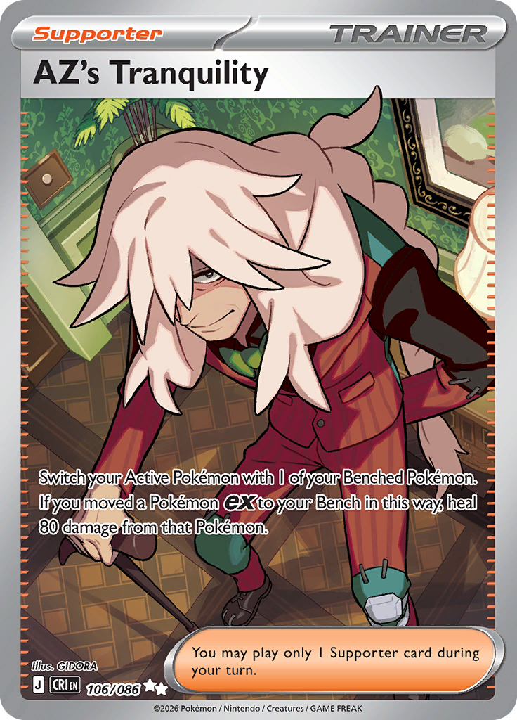 AZ's Tranquility - #106/086 - Pokémon Mega Evolution - Chaos Rising