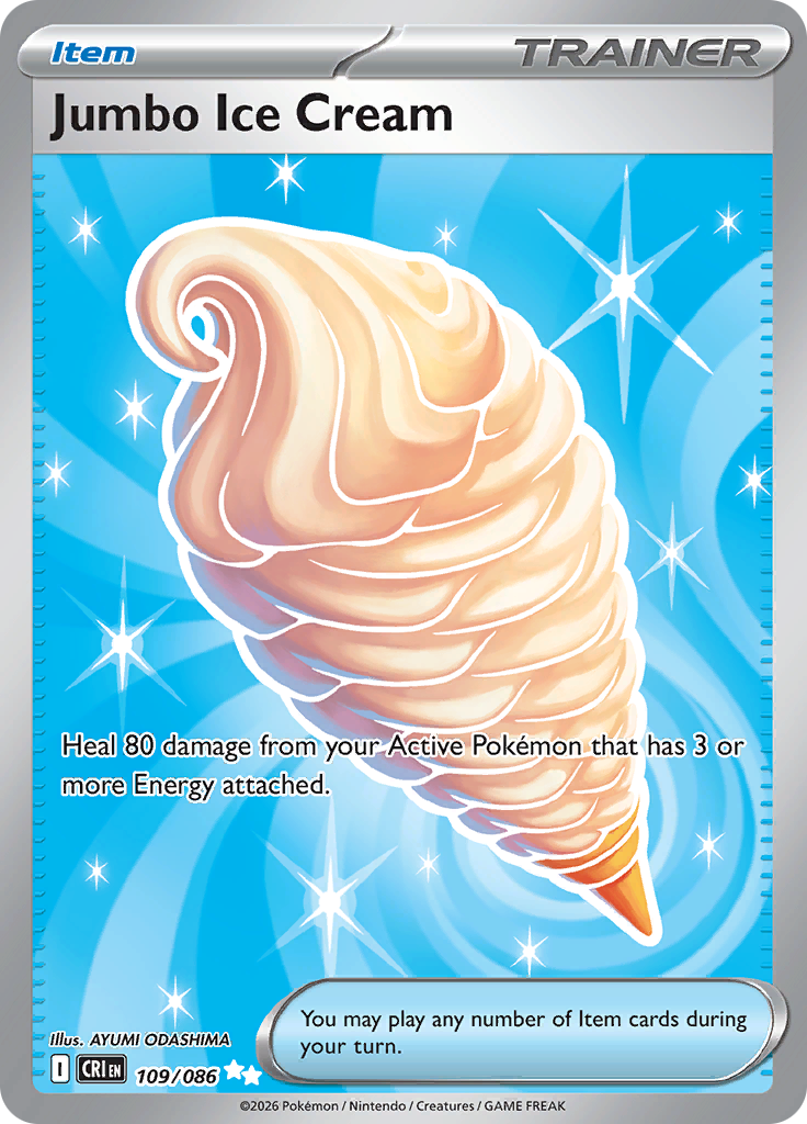 Jumbo Ice Cream - #109/086 - Pokémon Mega Evolution - Chaos Rising
