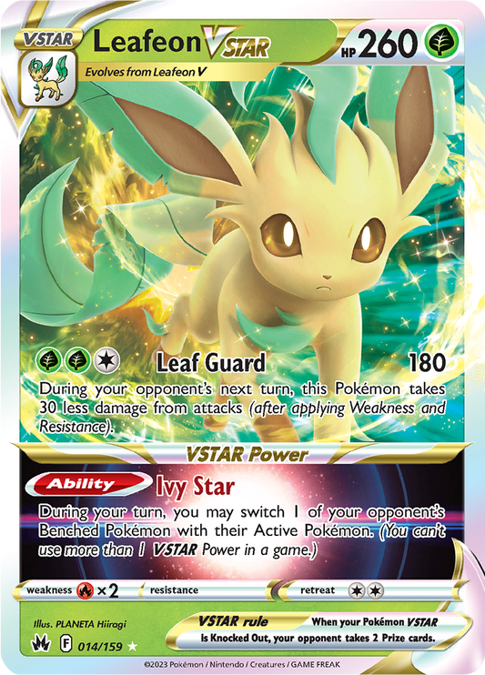 Leafeon VSTAR - #14/159 - Pokémon Sword & Shield - Crown Zenith