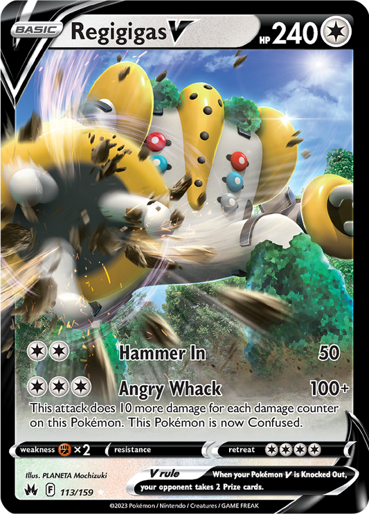 Regigigas V - #113/159 - Pokémon Sword & Shield - Crown Zenith