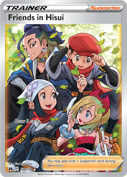 Friends in Hisui - #148/159 - Pokémon Sword & Shield - Crown Zenith