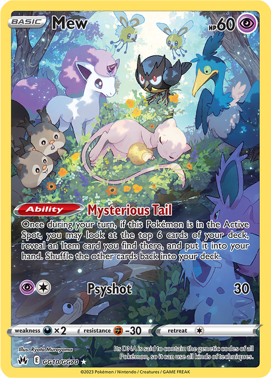Mew - #GG10/GG60 - Pokémon Sword & Shield - Crown Zenith