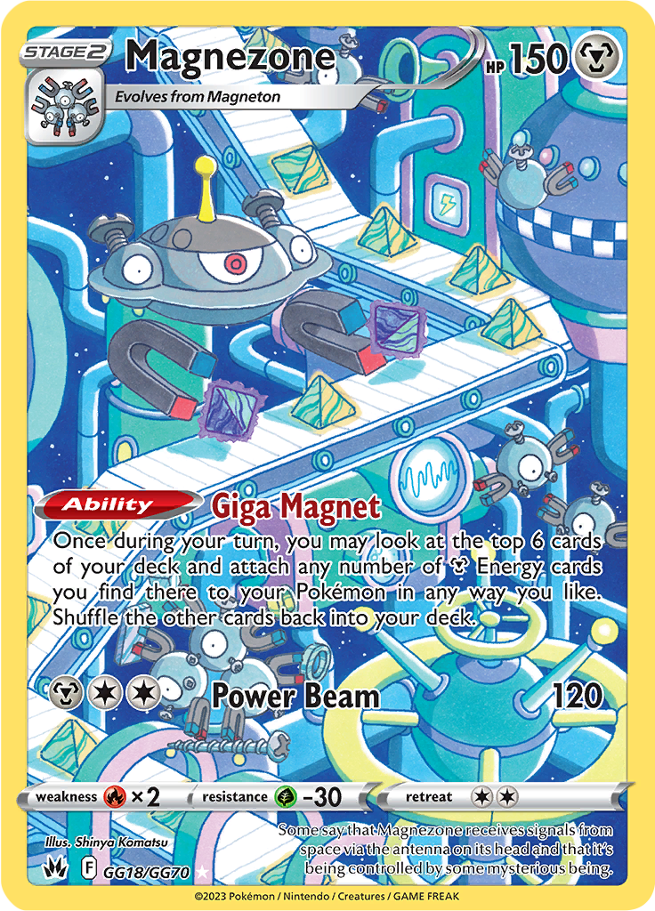 Magnezone - #GG18/GG60 - Pokémon Sword & Shield - Crown Zenith