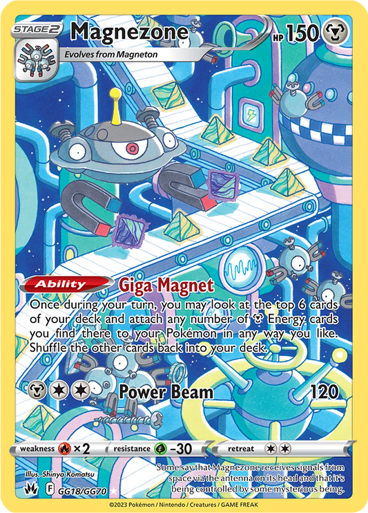 Magnezone - #GG18/GG60 - Pokémon Sword & Shield - Crown Zenith