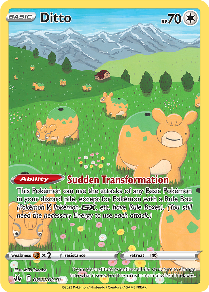 Ditto - #GG22/GG60 - Pokémon Sword & Shield - Crown Zenith