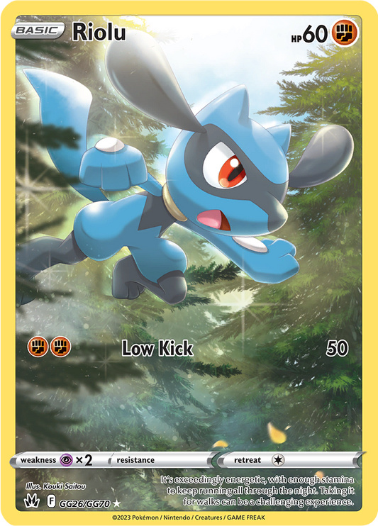 Riolu - #GG26/GG60 - Pokémon Sword & Shield - Crown Zenith