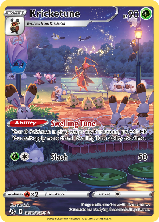 Kricketune - #GG2/GG60 - Pokémon Sword & Shield - Crown Zenith