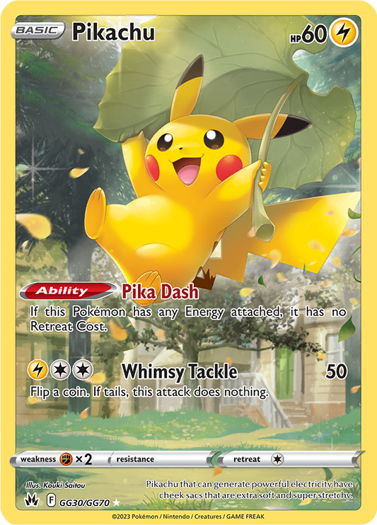 Pikachu - #GG30/GG60 - Pokémon Sword & Shield - Crown Zenith