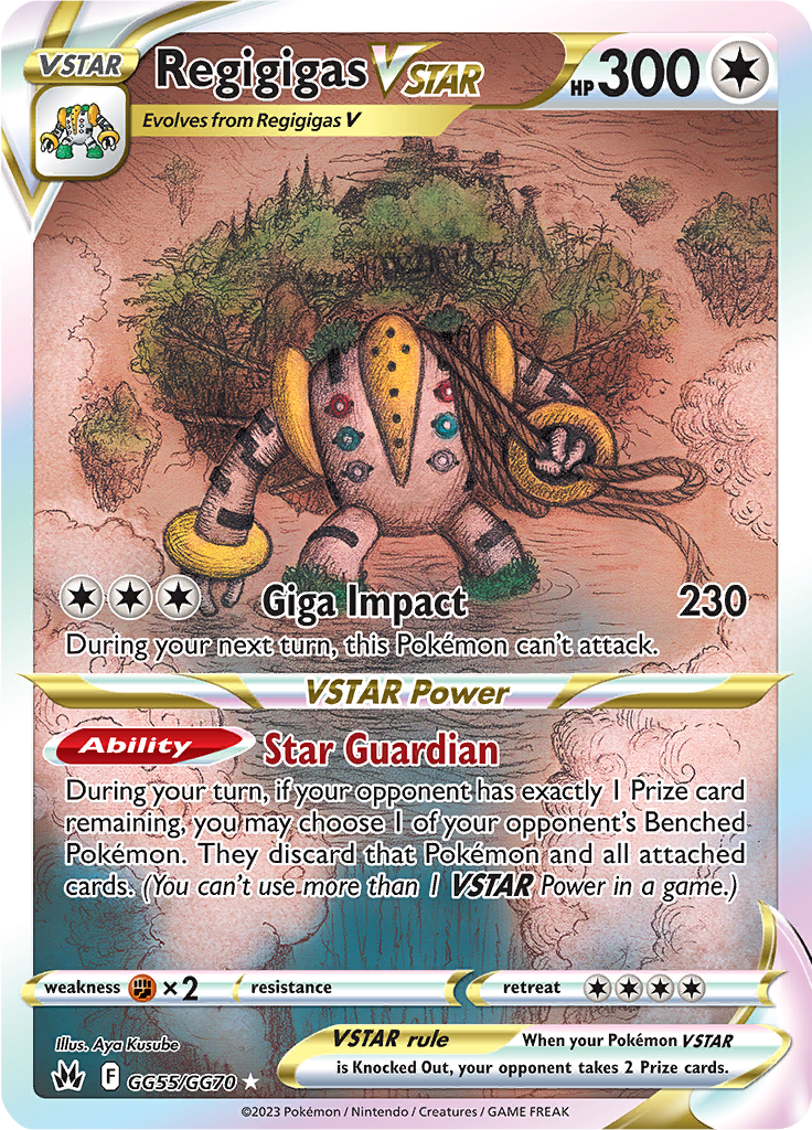 Regigigas VSTAR - #GG55/GG60 - Pokémon Sword & Shield - Crown Zenith