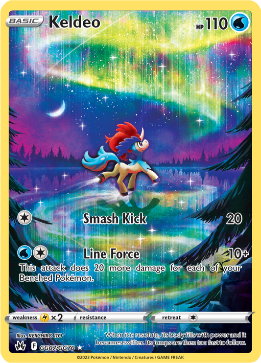 Keldeo - #GG7/GG60 - Pokémon Sword & Shield - Crown Zenith