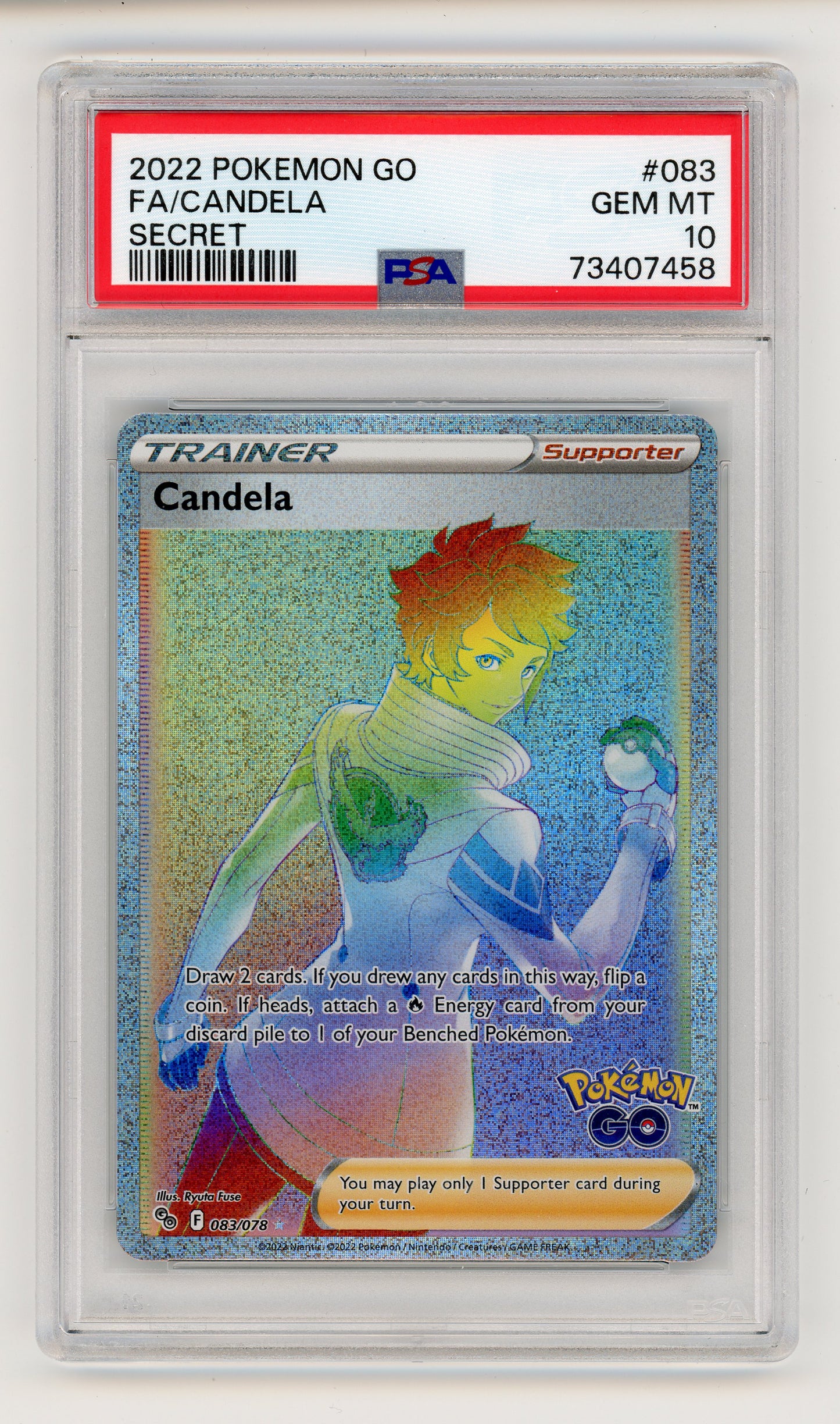 Candela - #83 PSA 10 - Pokémon Sword & Shield: Pokémon Go