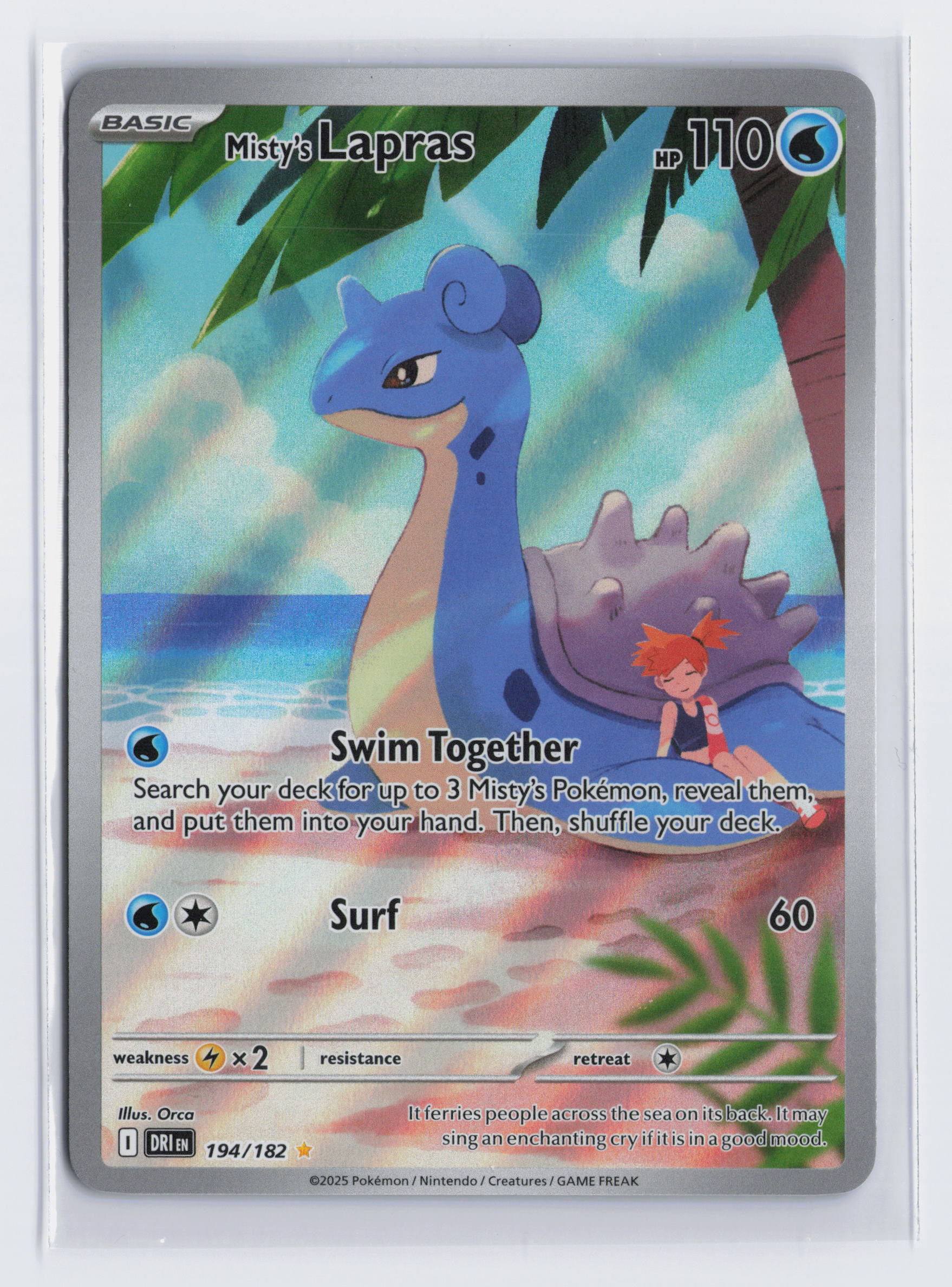 Misty's Lapras - #194/182 - Pokémon Scarlet & Violet - Destined Rivals