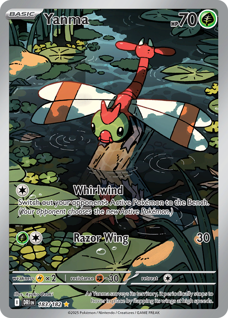 Yanma - #183/182 - Pokémon Scarlet & Violet - Destined Rivals