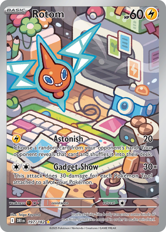 Rotom - #197/182 - Pokémon Scarlet & Violet - Destined Rivals
