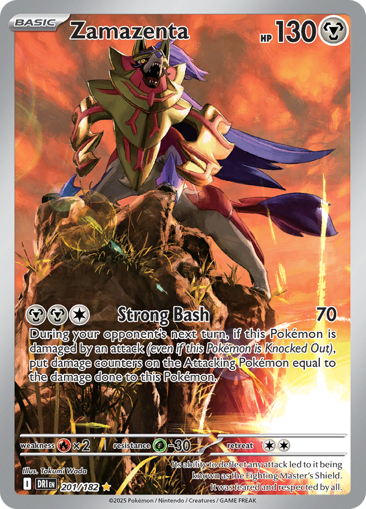 Zamazenta - #201/182 - Pokémon Scarlet & Violet - Destined Rivals